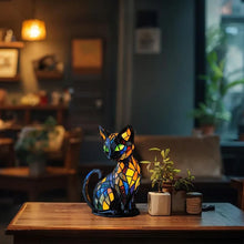 Afbeelding in Gallery-weergave laden, Lumikat – handgemaakte lichtgevende lamp die harten laat stralen